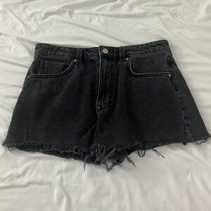Zara Black Denim Shorts